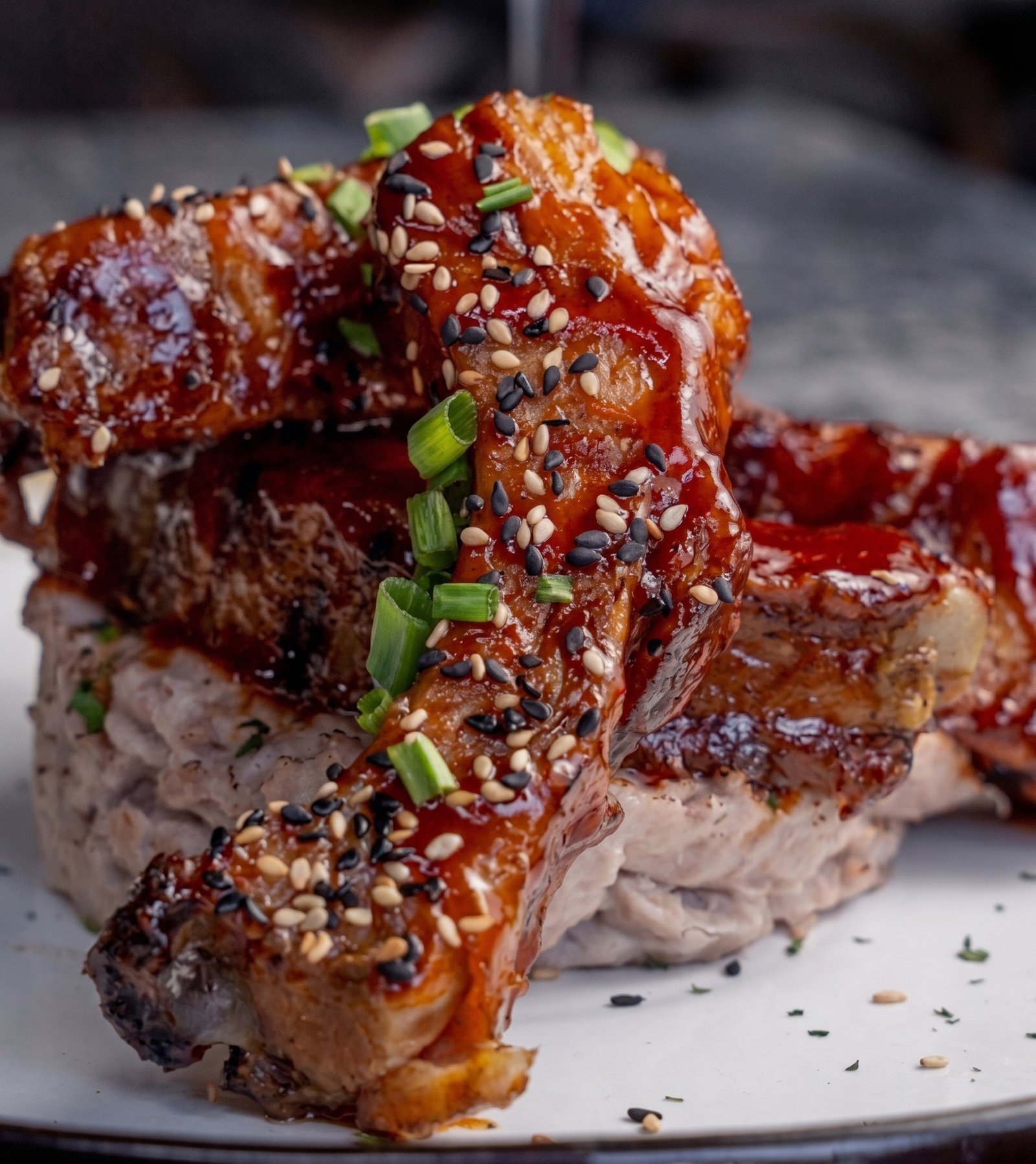 Costillas glaseadas